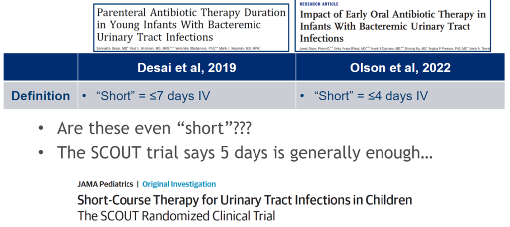 IDweek2023 | Optimizing Neonatal UTI Management: Weighing IV and Oral Therapies