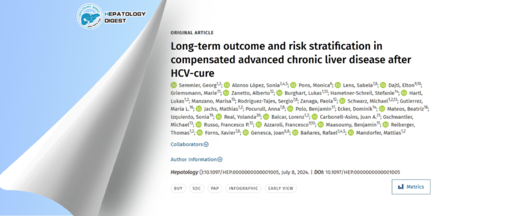 Hepatology | Long-term Prognosis and HCC Risk Stratification in Compensated Advanced Chronic Liver Disease Post-HCV Clearance