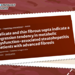 Delicate and Thin Fibrous Septa Indicate a Regression Tendency in MASH Patients with Advanced Fibrosis