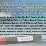 New 10-Year Follow-Up Data from the DREPAGREFFE Trial: Allogeneic Stem Cell Transplantation vs. Standard Care in Sickle Cell Anemia