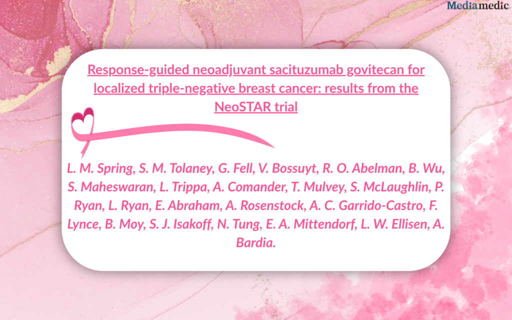 NeoSTAR Trial: Sacituzumab Govitecan in Early-Stage TNBC