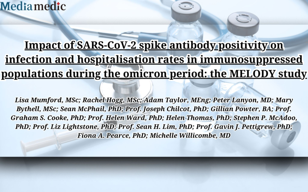 The MELODY Study: Unveiling the Impact of SARS-CoV-2 Spike Antibody Positivity in Immunosuppressed Populations