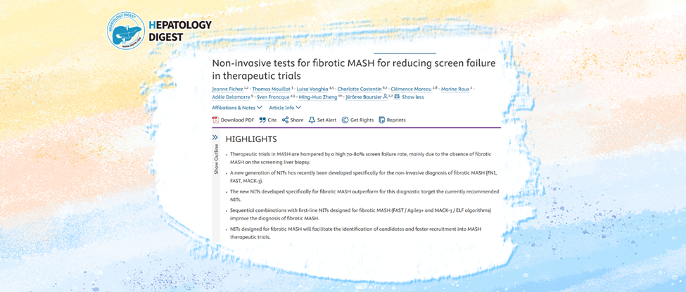 New Non-Invasive Screening Strategies Improve MASH Clinical Trials by Reducing Screening Failure Rates