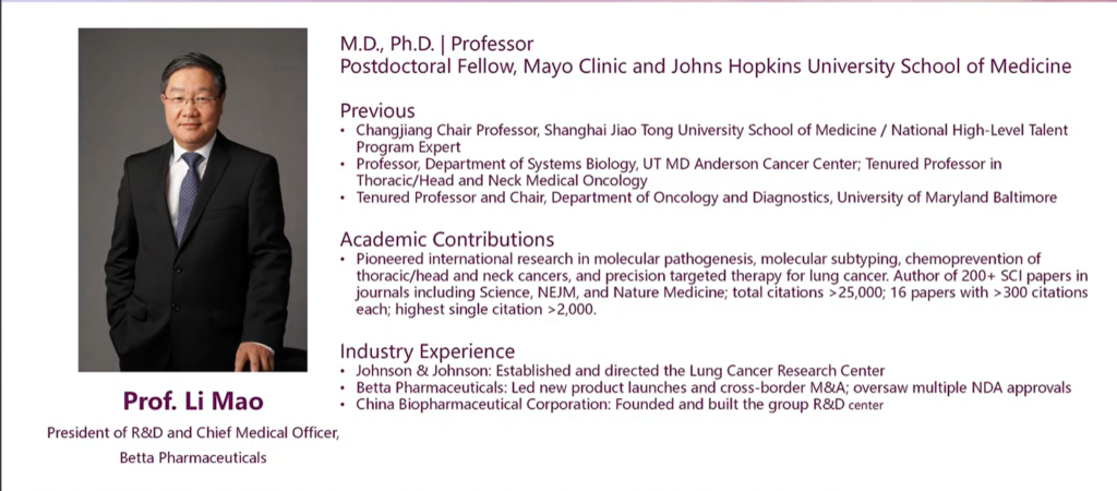 ASCO 2026 | Prof. Li Mao: Ensartinib’s Global Strategy in the Intensifying ALK+ NSCLC Landscape